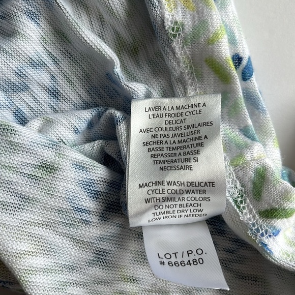 TRIBAL multicolored printed top side L preowned - Picture 3 of 11